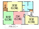 パティオDの間取り画像