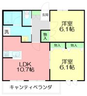 GRACE HILLS COURTの間取り画像