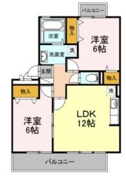 アルファタウン秦野新町 Aの間取り画像