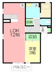 クレールMの間取り画像