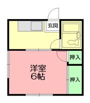 みつだハイツの間取り画像