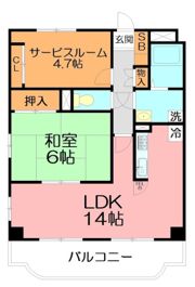 グランドゥール安藤の間取り画像