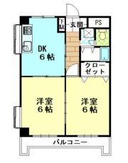 KM桜台の間取り画像