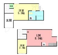 ヒュッゲユキノシタの間取り画像