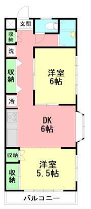 鈴与レジデンスの間取り画像