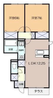 サン・ルミエの間取り画像