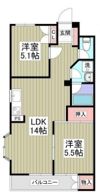 ミツイマンションの間取り画像