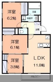 ブリーズコートAの間取り画像