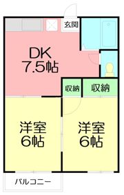 メゾンヴェールの間取り画像