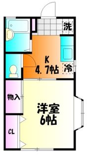 ドミール五番館の間取り画像