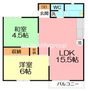 ハイツ柿澤の間取り画像