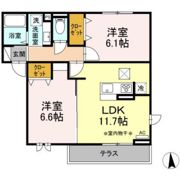 コンフォートイセゼキの間取り画像