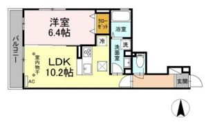 渚の間取り画像