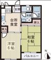 コーポ萩原の間取り画像