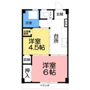 由比ガ浜コーポの間取り画像