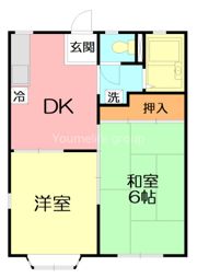 ハイツサンライズの間取り画像