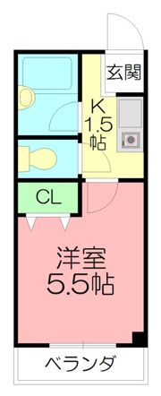 タミーハイツ本厚木の間取り画像