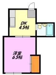 三洋ハイツの間取り画像