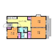 プランドールIWASAKIの間取り画像