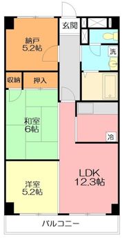 ソシアグリーンオークの間取り画像