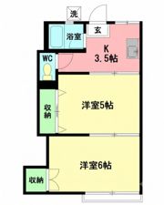 湘南ハイツの間取り画像