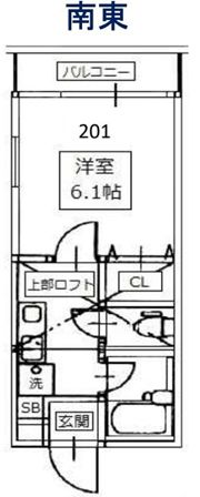 Pony Ville B棟の間取り画像