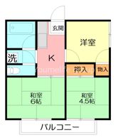 コーポ宮前の間取り画像