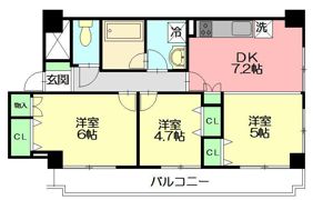 マンション庄田の間取り画像