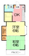 宮前ハイツの間取り画像