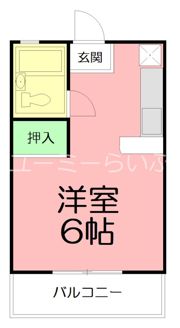 アーバンハイツ富士Bの間取り画像