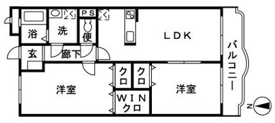 クレベールの間取り画像