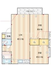 ミユキハイツの間取り画像