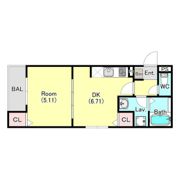 ジーメゾン東成瀬イーストの間取り画像