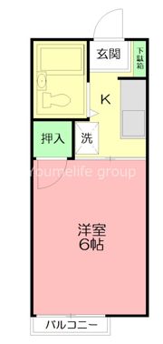 相沢ハイツの間取り画像