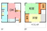 松林貸家の間取り画像