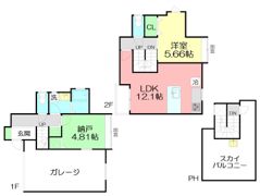 The Garage鵠沼Baseの間取り画像