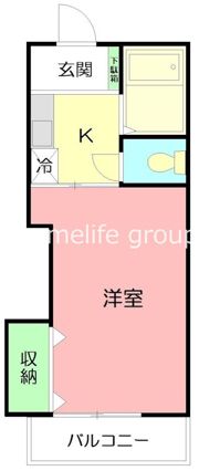 ハイツひばりの間取り画像