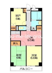プラザ御殿の間取り画像