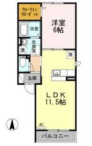 アレイ湘南の間取り画像
