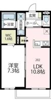 ヴァイセヴェレ鎌倉の間取り画像