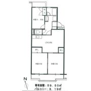 メルベーユの間取り画像