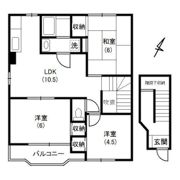 フレイジェIの間取り画像