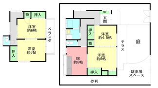 南鴨宮戸建の間取り画像