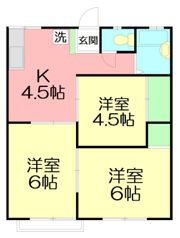 シーサイドヒルAの間取り画像