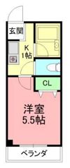 タミーハイツ本厚木の間取り画像
