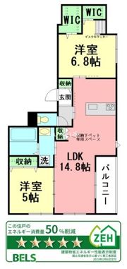 Breeze Yuigahamaの間取り画像