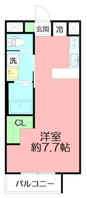パラディメゾンあふりの間取り画像