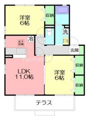 ベルソス Dの間取り画像