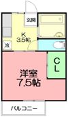 萩園ハイツの間取り画像
