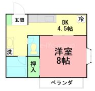 ハイツ草山Iの間取り画像